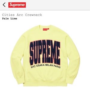 SUPREME F21 New and never worn crewneck sweatshirt